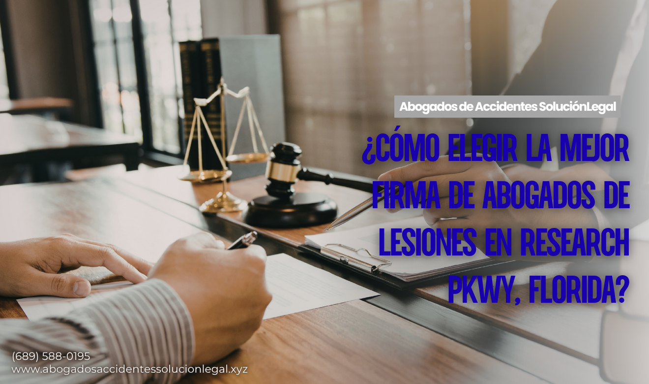 mejores firmas de abogado de lesiones Research Pkwy