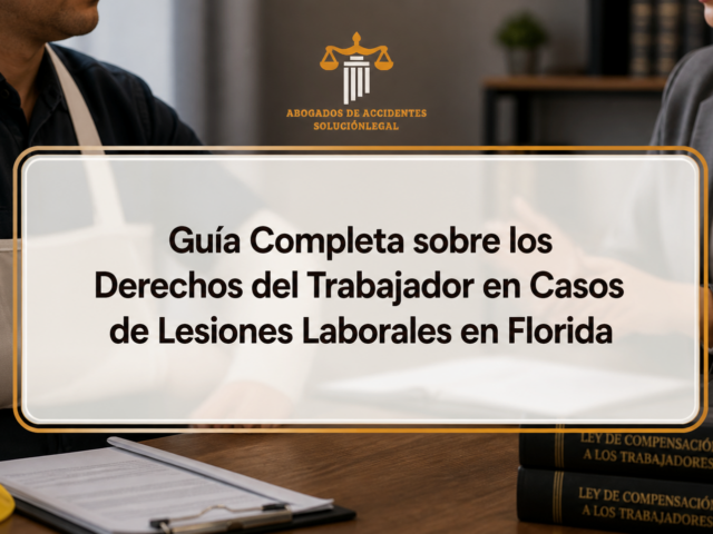 Guía Completa sobre los Derechos del Trabajador en Casos de Lesiones Laborales en Florida