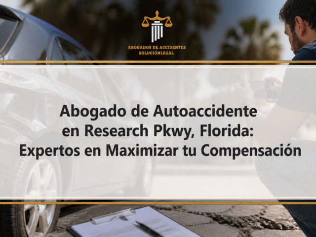 Abogado de Autoaccidente en Research Pkwy, Florida: Expertos en Maximizar tu Compensación